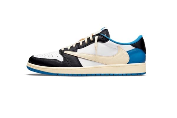 Air Jordan 1 Low Travis Scott x Fragment - View 1
