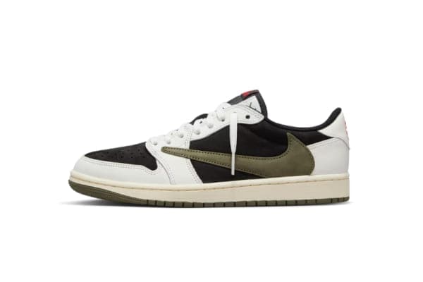Air Jordan 1 Low x Travis Scott Medium Olive - View 1