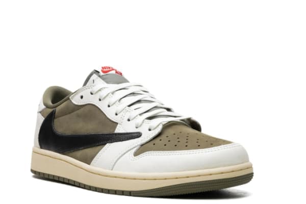 x Travis Scott Air Jordan 1 Low OG "Medium Olive" sneakers - View 1